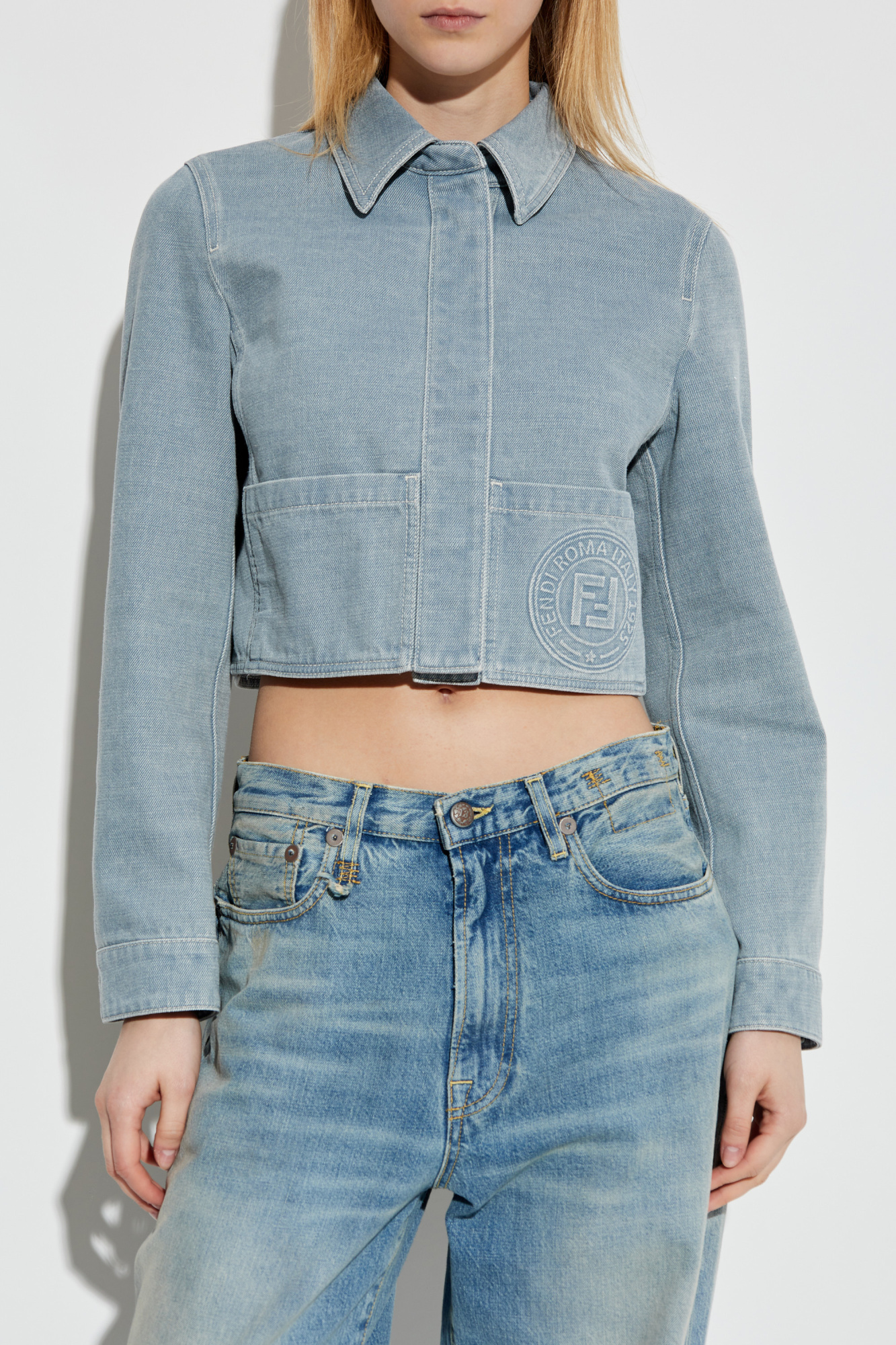 Blue Denim jacket Fendi - Vitkac AS